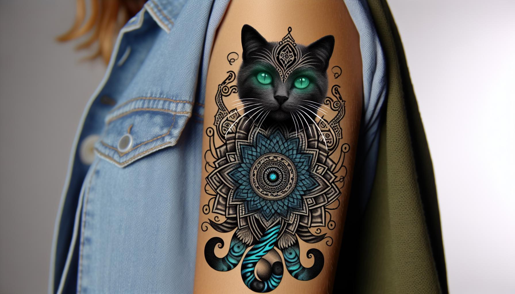 Cat Tattoo Ideas: 30 Inspiring Designs for Every Cat Lover 6 Cat Tattoo Ideas: 30 Inspiring Designs for Every Cat Lover 5