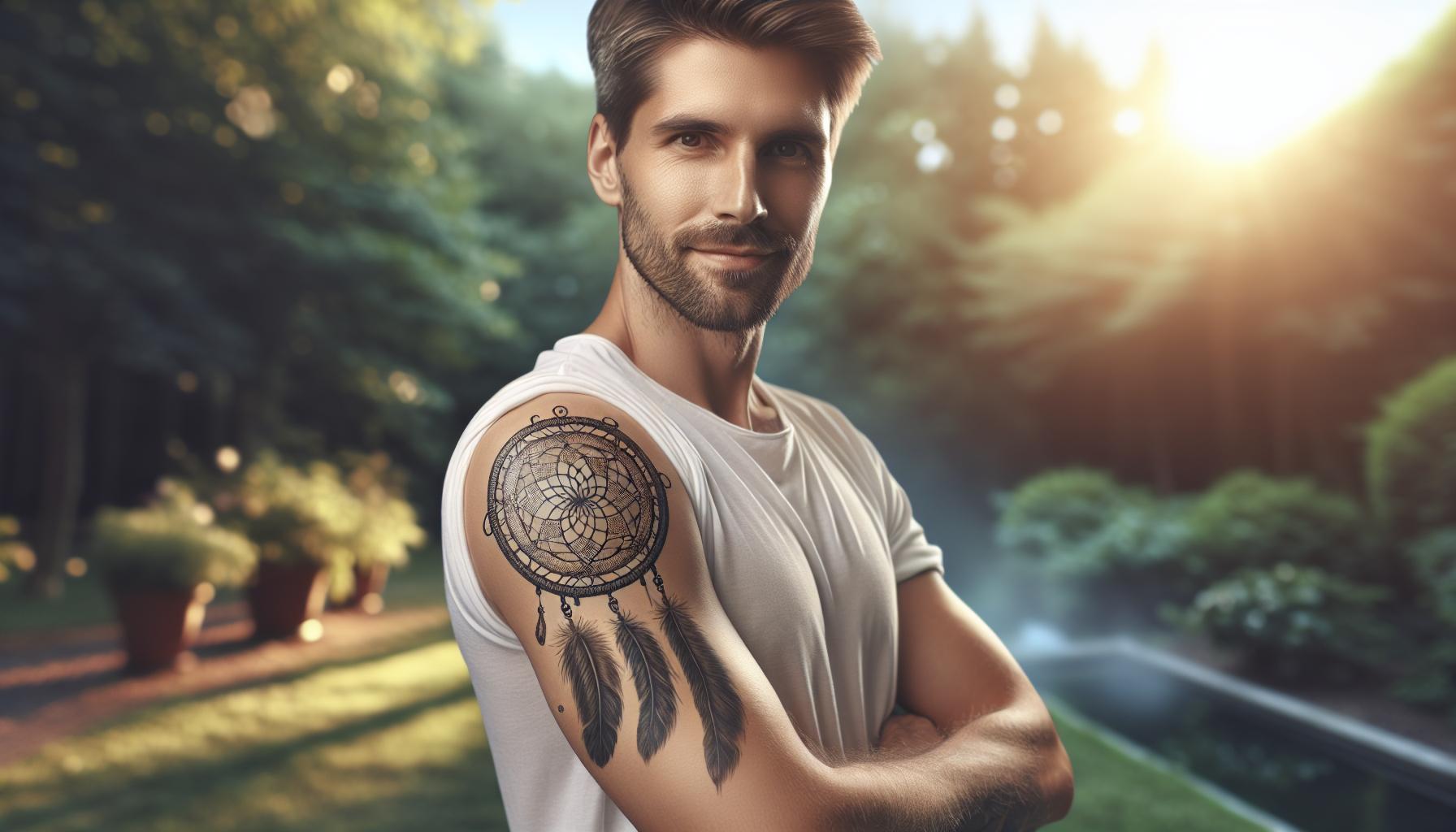 Dream Catcher Tattoo for Men: Ultimate Guide to Meanings, Styles & Placement 4 Dream Catcher Tattoo for Men: Ultimate Guide to Meanings, Styles & Placement 3