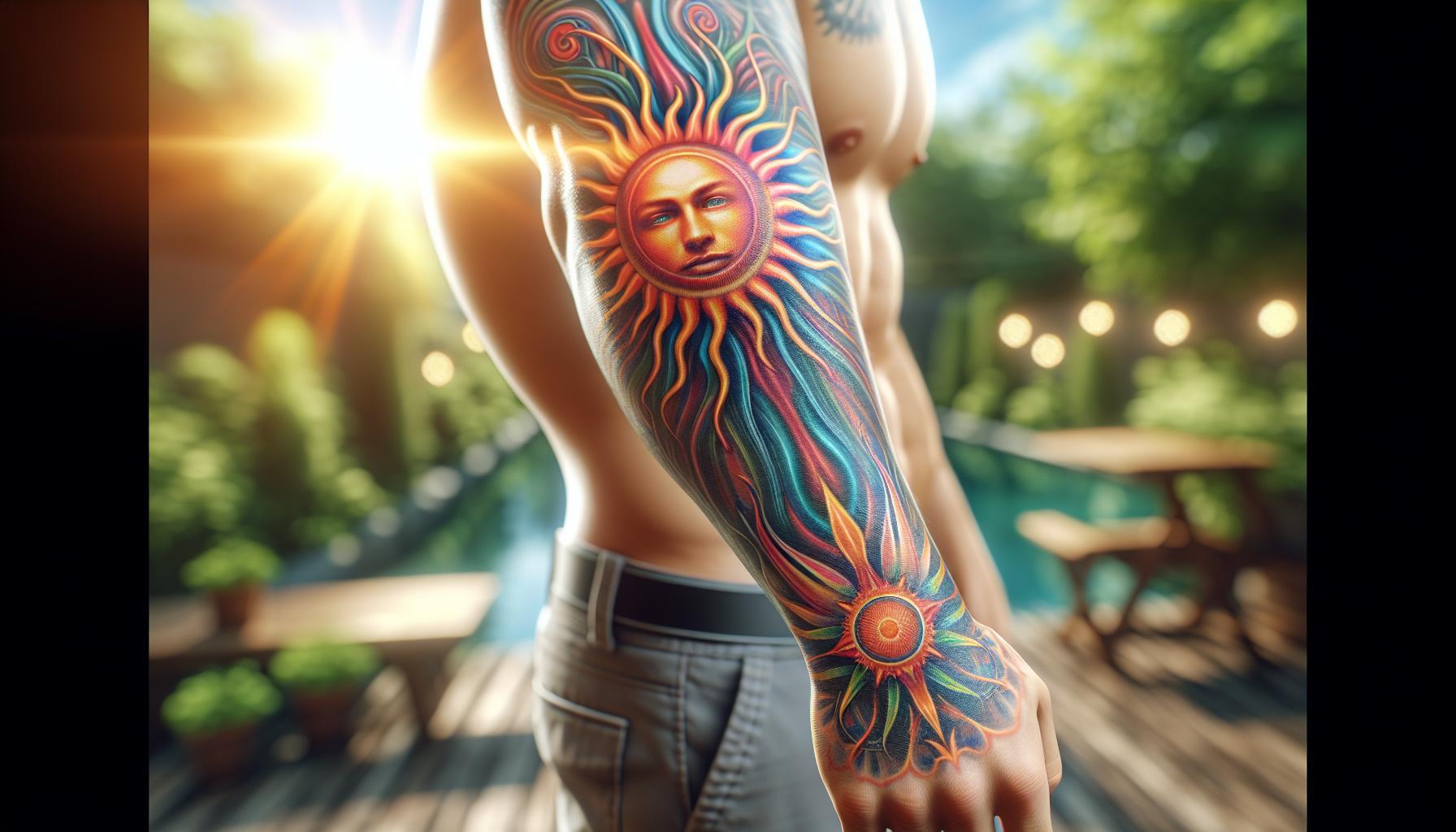 Sun Tattoo Men: Top Styles, Meanings & Placement Tips for 2025 4 c8746bb2 b797 4bdb acf6 153de8aab72eIoWOZF75BUL8Jw9DSvT1O