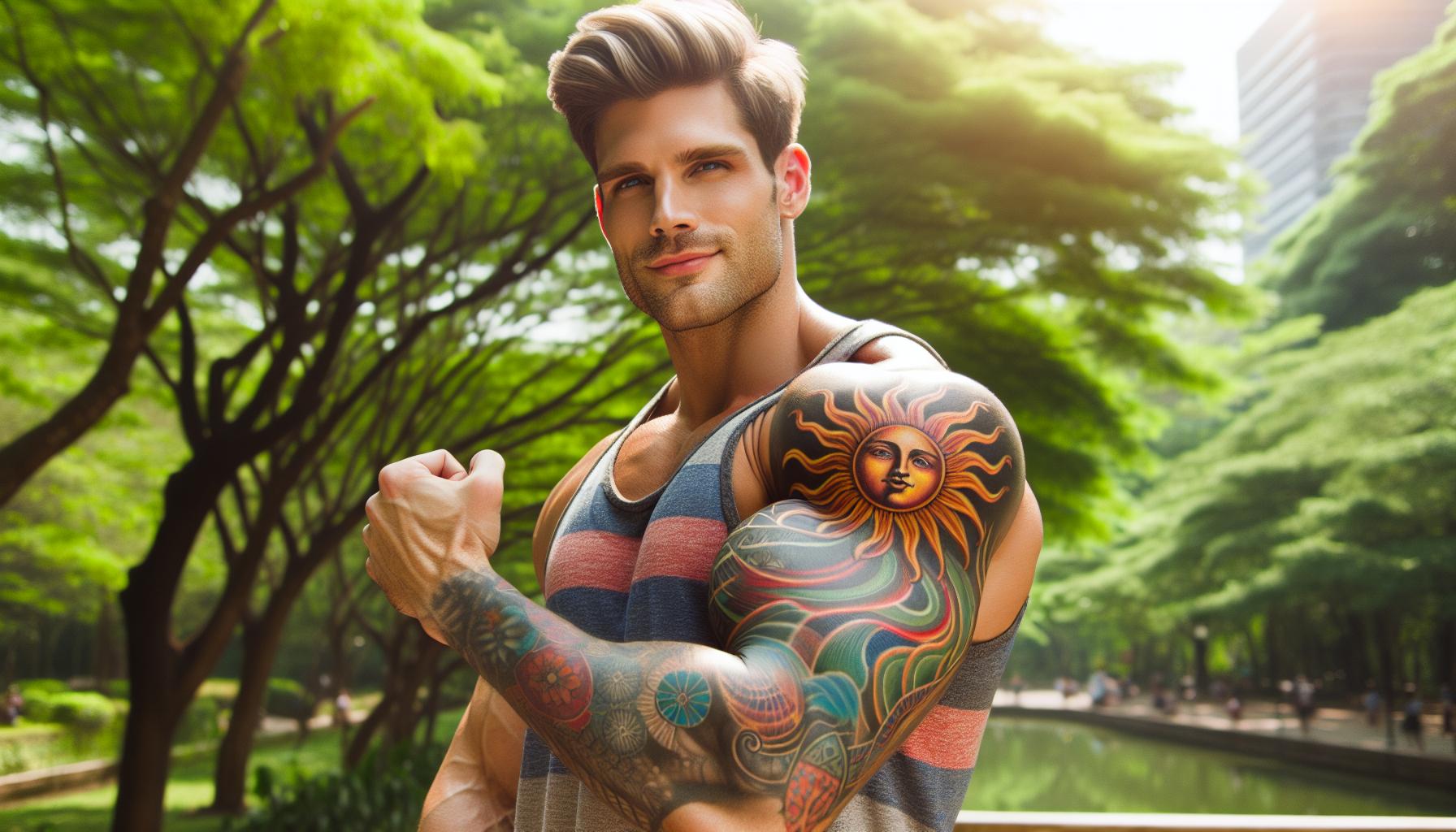 Sun Tattoo Men: Top Styles, Meanings & Placement Tips for 2025 2 c8746bb2 b797 4bdb acf6 153de8aab72ek7ajCTKxkhBeeWegm LSW
