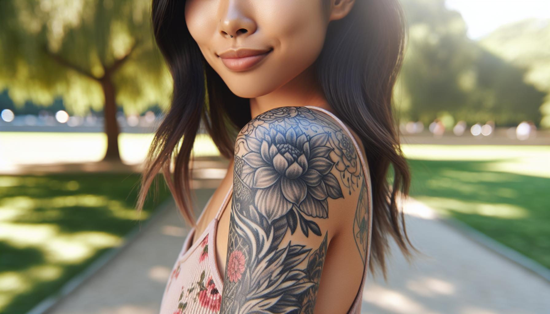 Women's Feminine Arm Tattoos: Beautiful Designs, Trends & Care Tips 6 Women's Feminine Arm Tattoos: Beautiful Designs, Trends & Care Tips 5