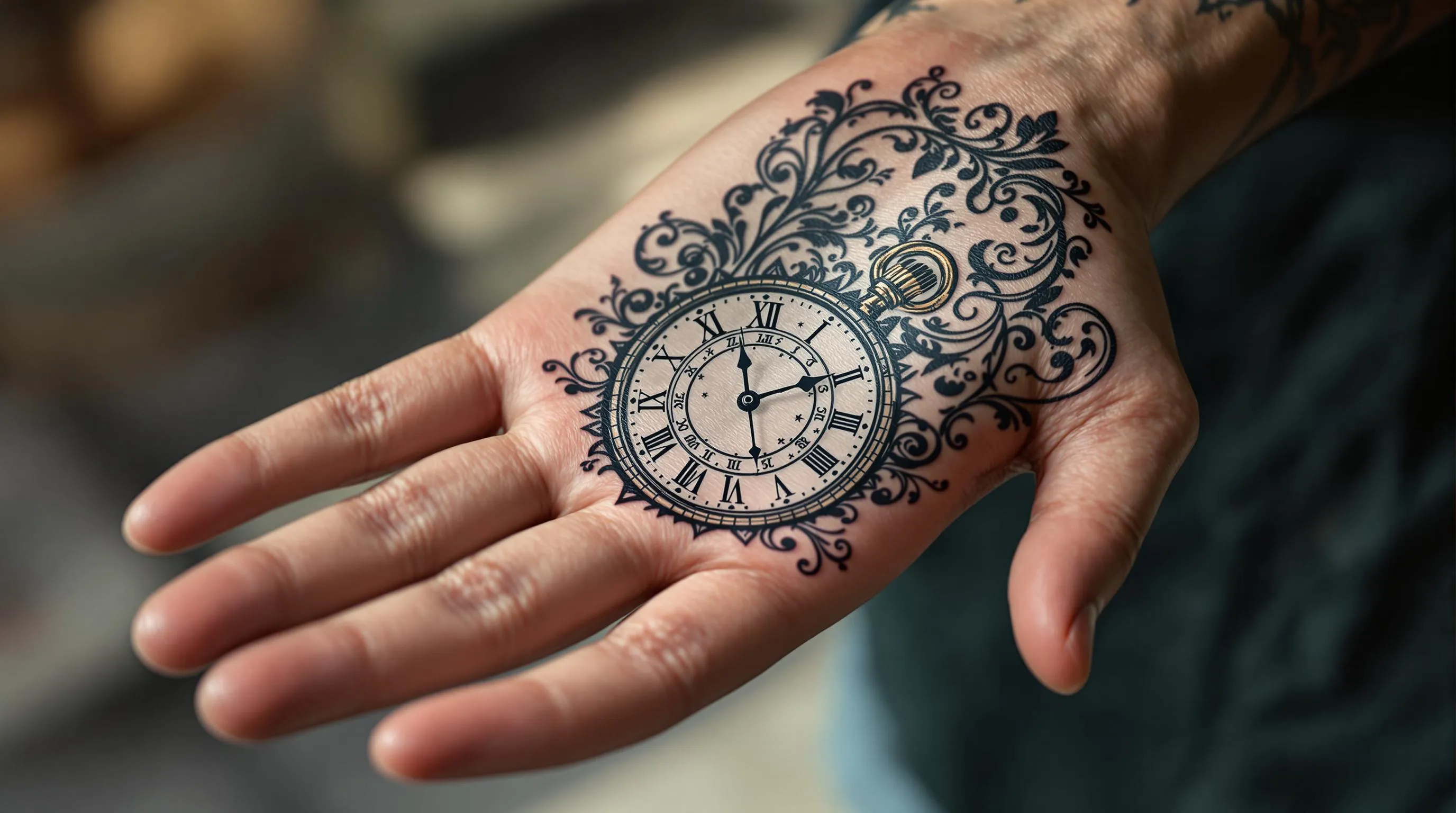 Clock Tattoo on Hand: Meanings, Designs & Complete Guide for 2025 2 Clock Tattoo on Hand: Meanings, Designs & Complete Guide for 2025 1