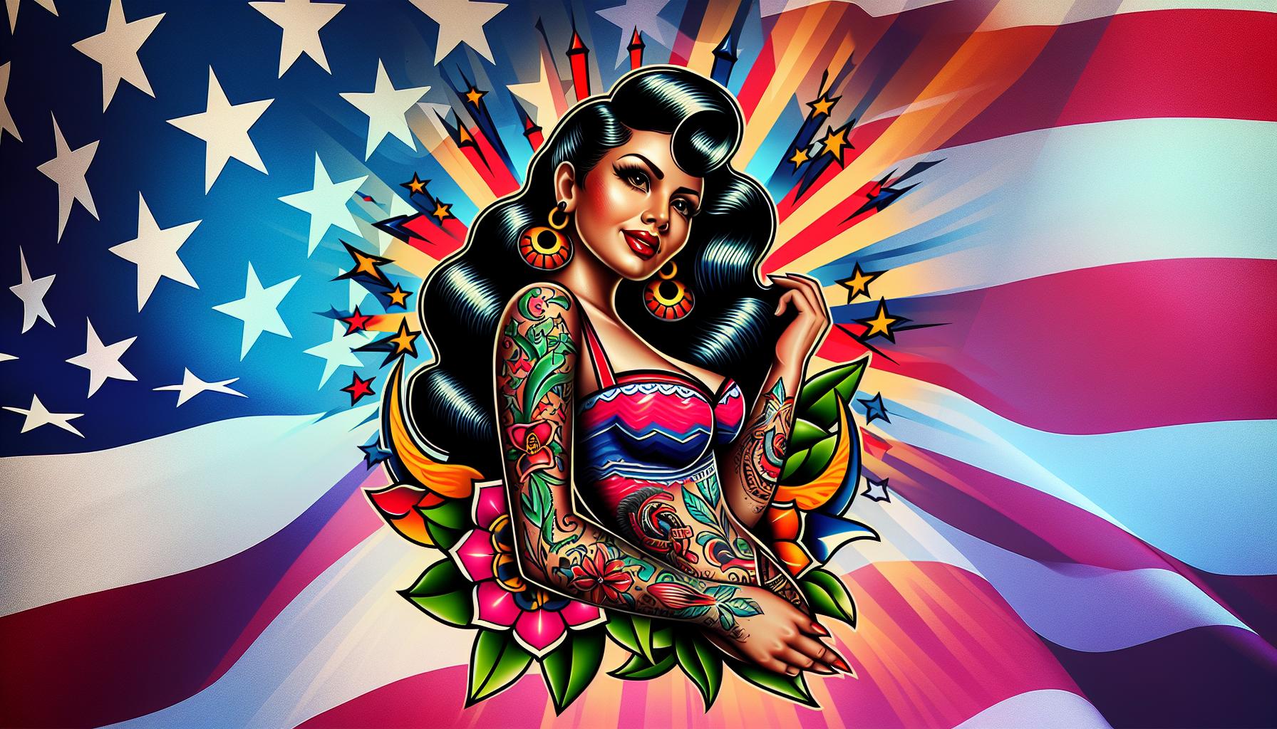 The Ultimate Guide to Pin Up Tattoos: Styles, History & Expert Tips 2 The Ultimate Guide to Pin Up Tattoos: Styles, History & Expert Tips 1
