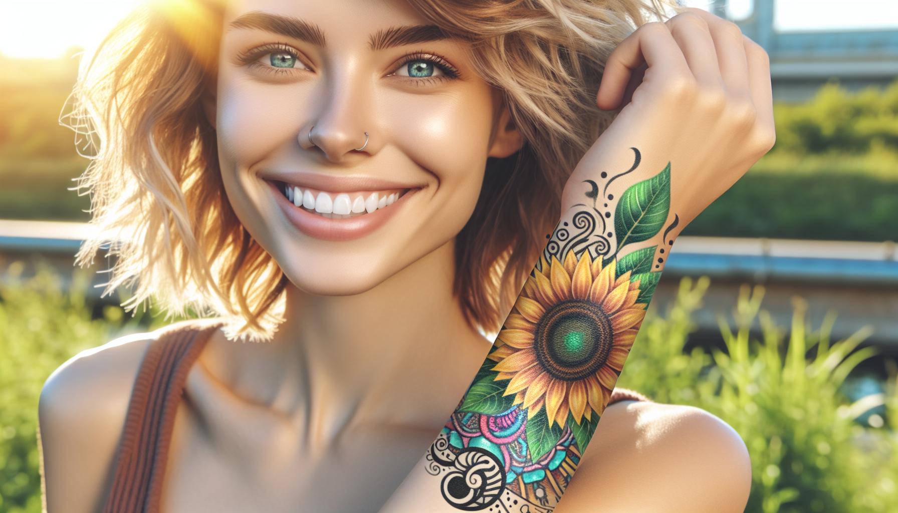 Sunflower and Quotes Tattoos: Inspirational Designs & Meaningful Ideas 2 Sunflower and Quotes Tattoos: Inspirational Designs & Meaningful Ideas 1