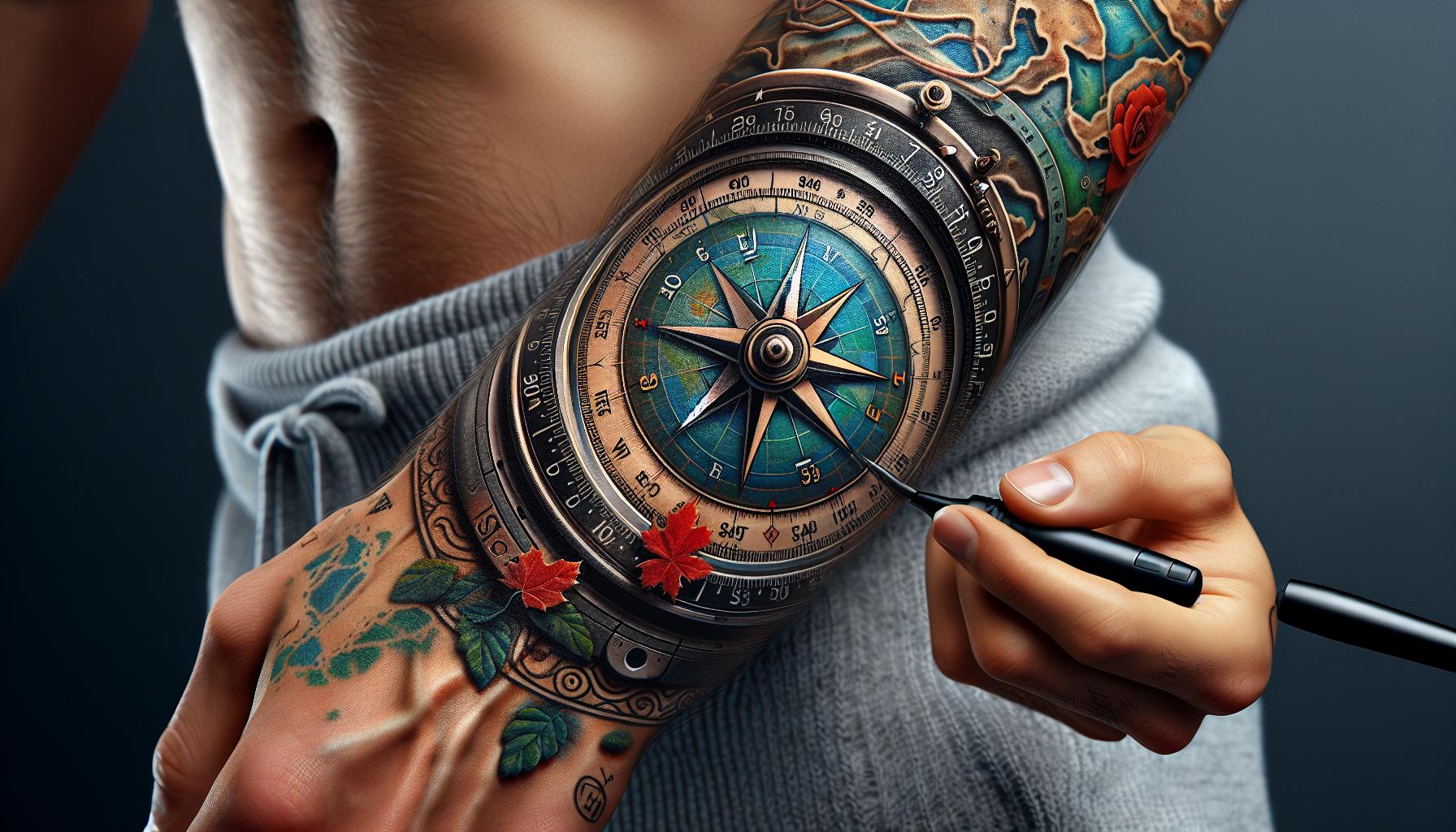 Compass Tattoo Meaning: Uncover the Symbolism and Personal Significance 6 Compass Tattoo Meaning: Uncover the Symbolism and Personal Significance 5