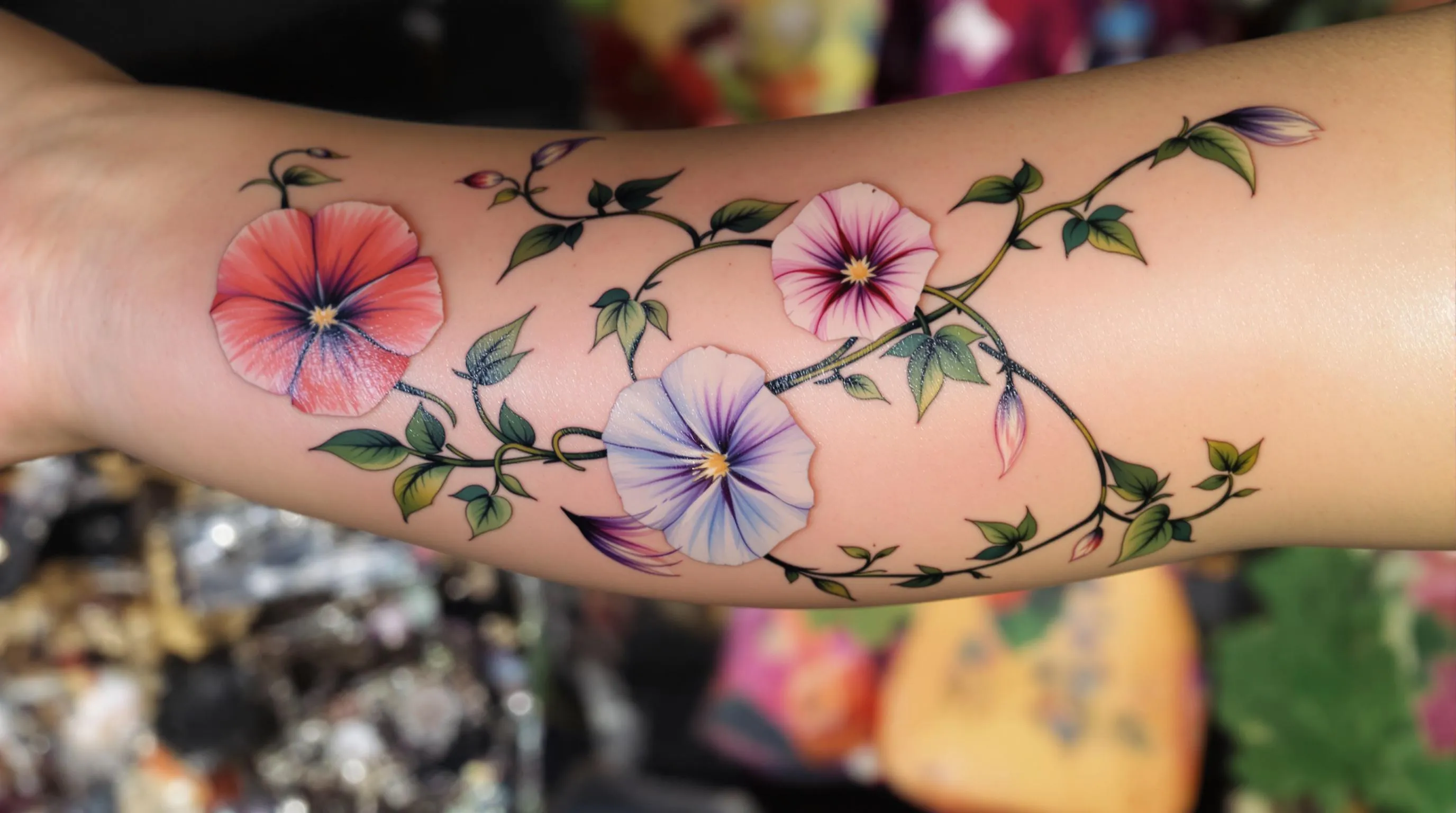25 Stunning September Birth Flower Tattoo Ideas for Asters & Morning Glories 2 25 Stunning September Birth Flower Tattoo Ideas for Asters & Morning Glories 1