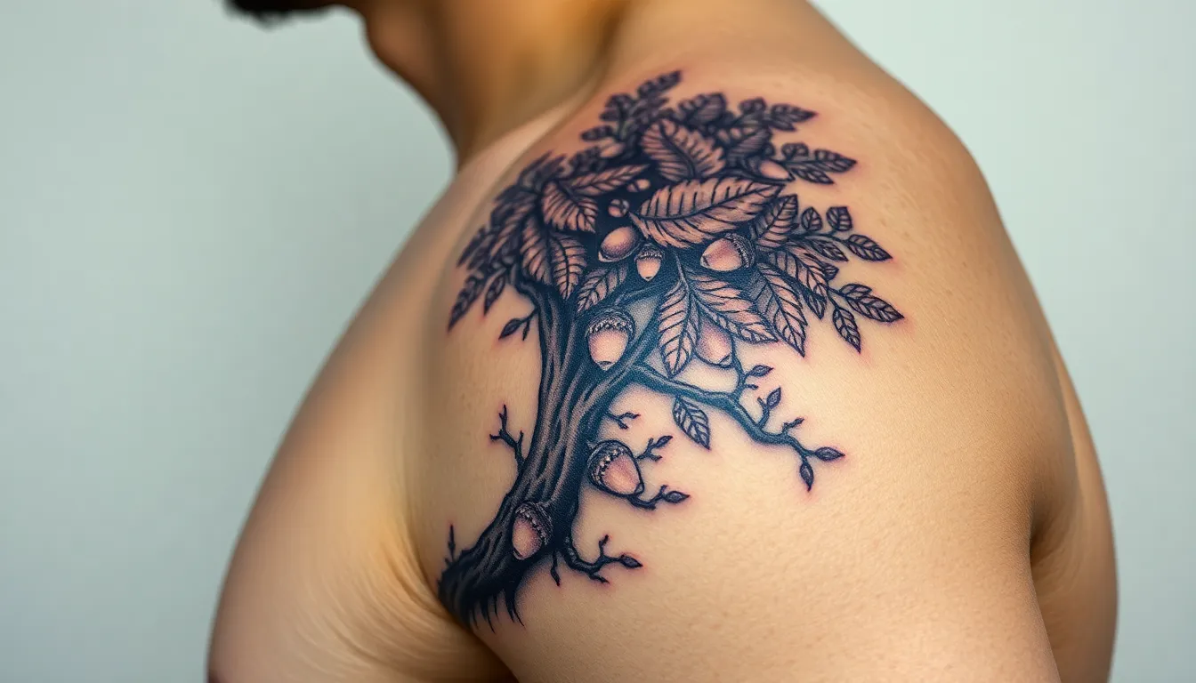 Tree on Shoulder Tattoo Ideas: Meaning, Designs & Complete Guide 2025 2 Tree on Shoulder Tattoo Ideas: Meaning, Designs & Complete Guide 2025 1