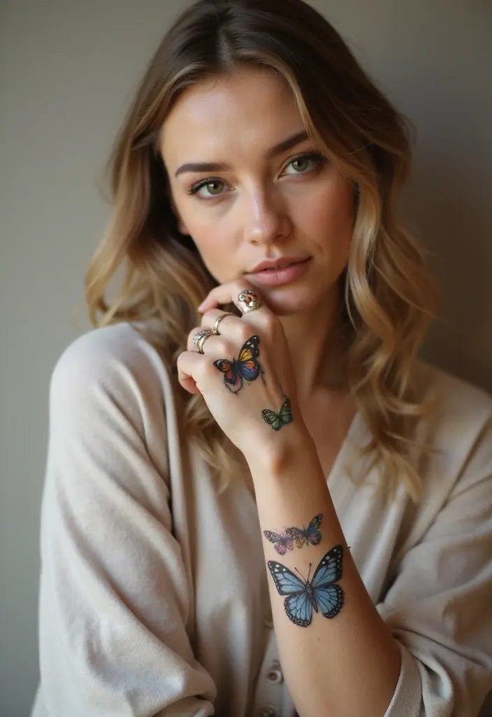 50 Beautiful Butterfly Hand Tattoos for Women: Creative Designs to Inspire Your Next Body Art 51 50 Beautiful Butterfly Hand Tattoos for Women: Creative Designs to Inspire Your Next Body Art - Conclusion: The Beauty of Butterfly Tattoos