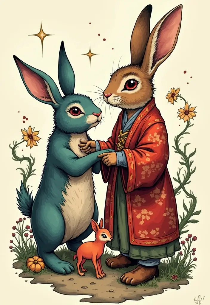 50 Rabbit Tattoo Meaning Inspirations and Cultural Symbolism - 10. Cultural Significance in Folklore