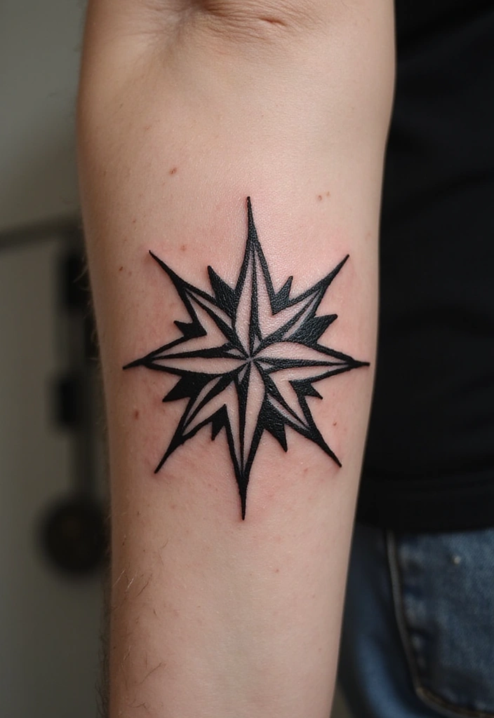 50 Star Tattoo Meaning Ideas and Symbolism Explained! - 10. Tribal Star Tattoos