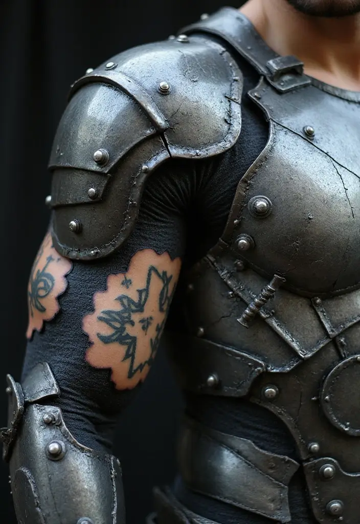 30 Biomech Tattoo Ideas with Futuristic and Bold Designs - 11. Biomechanical Armor