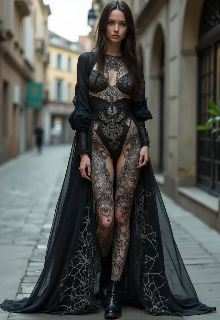 50 Spider Tattoo Designs with Meaning and Bold Styles 11 50 Spider Tattoo Designs with Meaning and Bold Styles - 11. Spider and Skull Combination