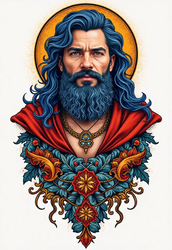 30 Zeus Tattoo Meanings and Design Inspirations - 11. The Artistic Style of Neo-Traditional