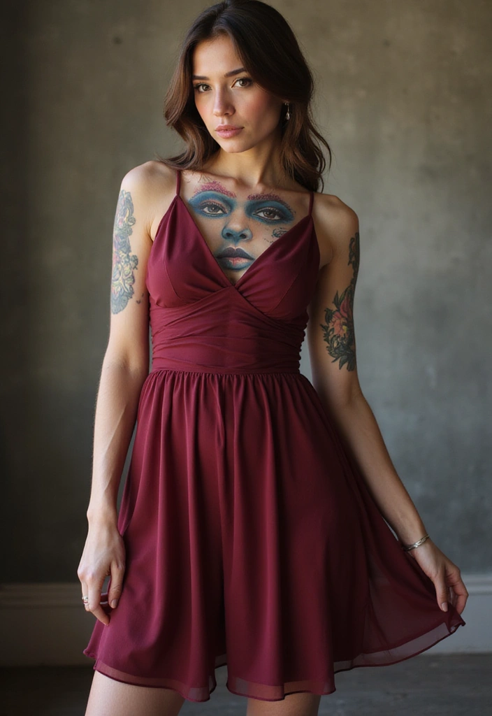 50 Above the Knee Tattoo Ideas with Unique Placement Designs 12 50 Above the Knee Tattoo Ideas with Unique Placement Designs - 12. Artistic Portraits