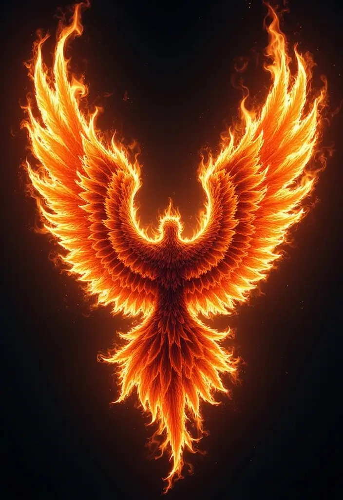30 Fire Tattoos with Bold and Striking Designs 12 30 Fire Tattoos with Bold and Striking Designs - 12. Fire Wings: Freedom and Flight