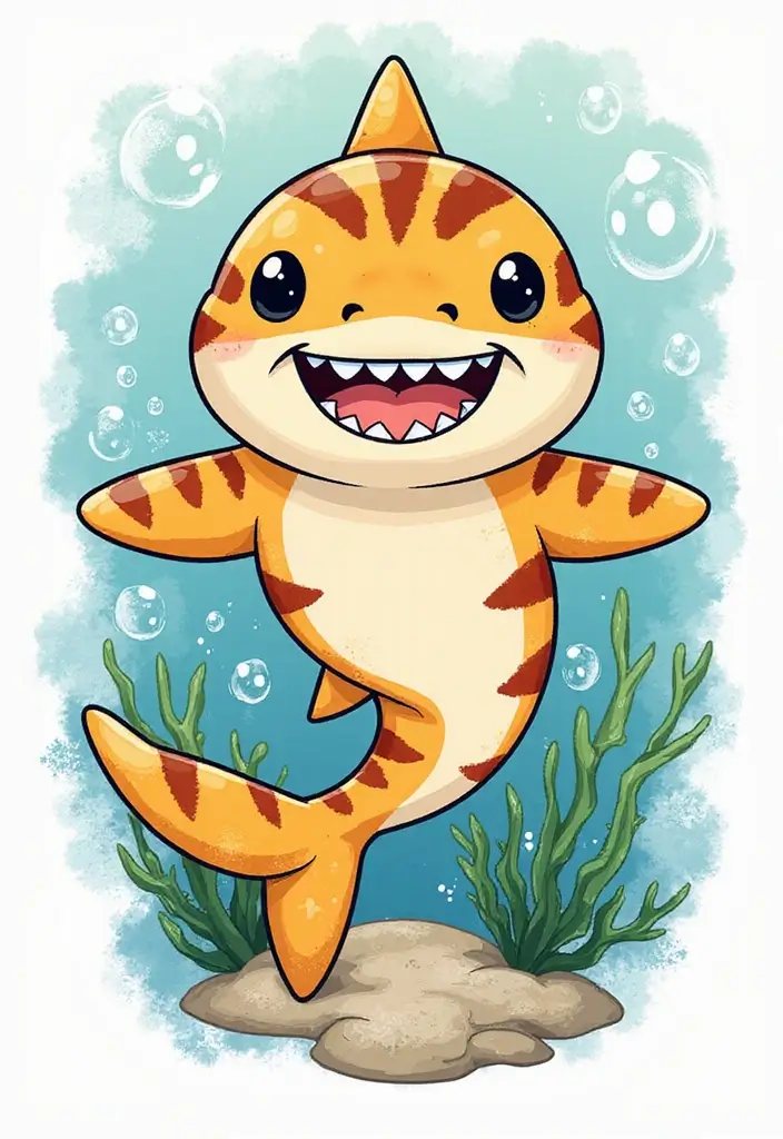 30 Shark Tattoo Designs and Their Powerful Symbolism 12 30 Shark Tattoo Designs and Their Powerful Symbolism - 12. The Playful Sand Tiger Shark