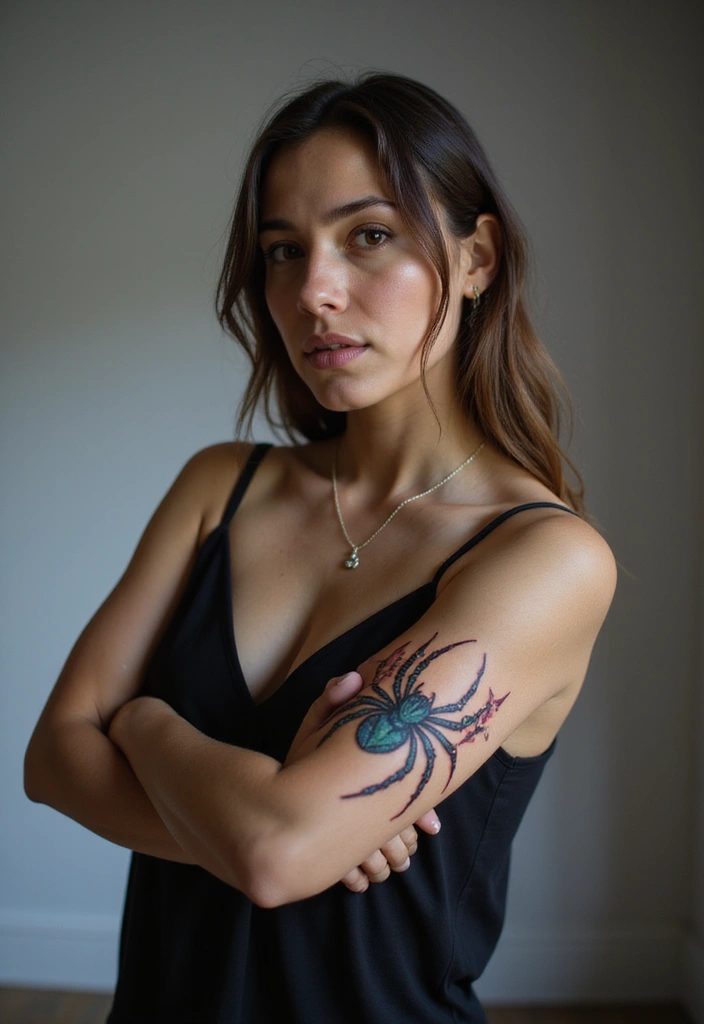 50 Spider Tattoo Designs with Meaning and Bold Styles 12 50 Spider Tattoo Designs with Meaning and Bold Styles - 12. Tribal Spider Tattoo