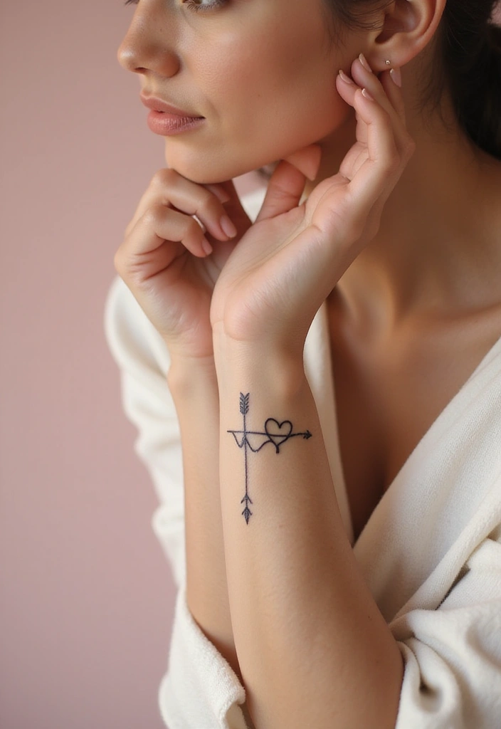 30 Tattoos for Women That Are Stylish and Meaningful 12 30 Tattoos for Women That Are Stylish and Meaningful - 12. Arrow with Heart