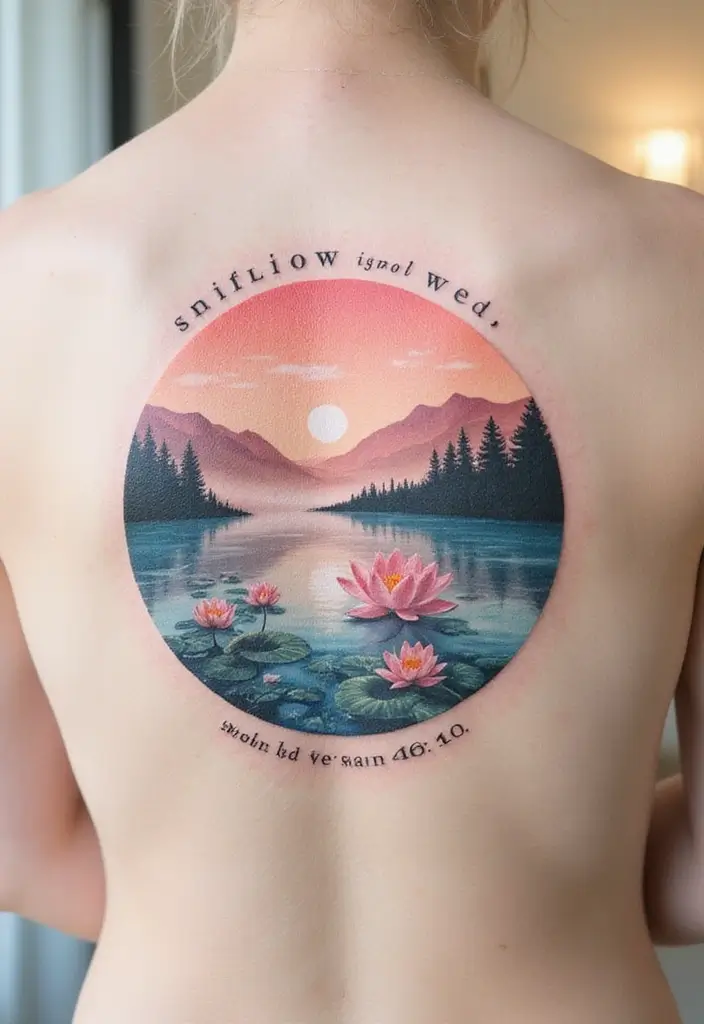 50 Beautiful Bible Verse Tattoo Ideas for Faith and Inspiration 13 50 Beautiful Bible Verse Tattoo Ideas for Faith and Inspiration - 13. Psalm 46:10 - 'Be still and know that I am God'