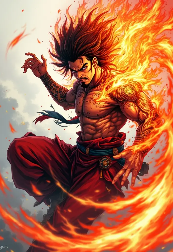 50 Stunning Demon Slayer Tattoo Ideas for Anime Fans - 13. The Flame Hashira, Kyojuro Rengoku