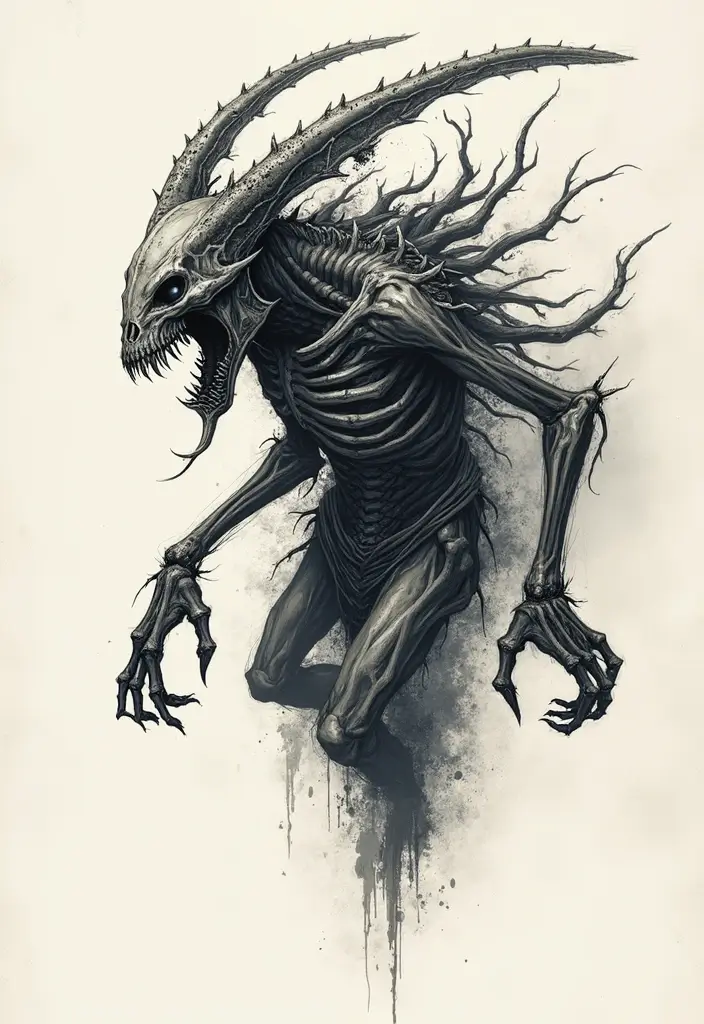 50 God of War Tattoo Ideas for True Fans of the Game - 13. Draugr Invasion