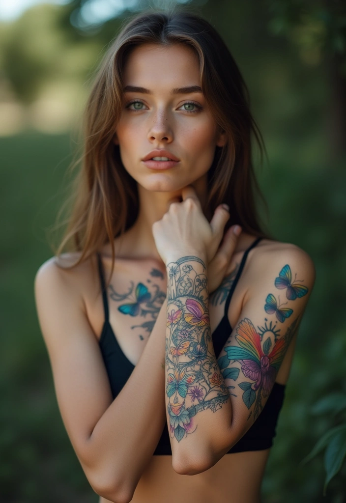 50 Compass Tattoo Meaning Ideas and Symbolic Designs - 14. Personal Transformation