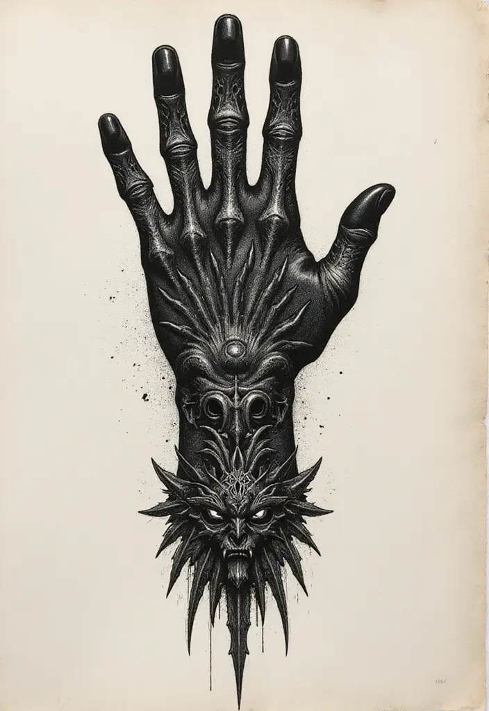 50 Berserk Tattoo Ideas Inspired by the Iconic Manga 15 50 Berserk Tattoo Ideas Inspired by the Iconic Manga - 15. The God Hand