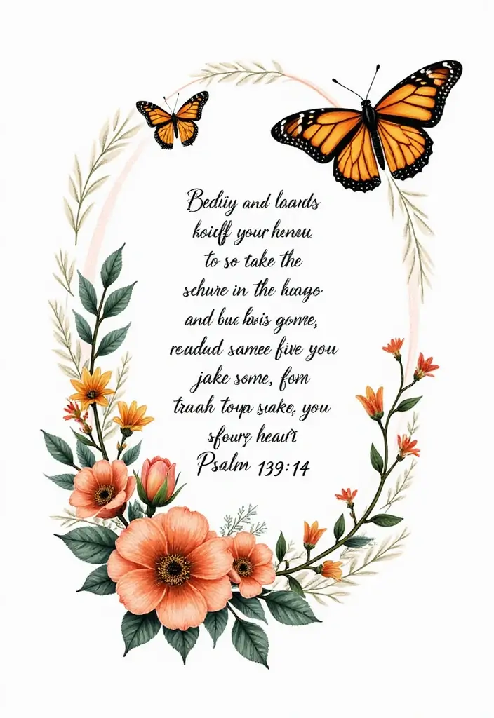 50 Beautiful Bible Verse Tattoo Ideas for Faith and Inspiration 15 50 Beautiful Bible Verse Tattoo Ideas for Faith and Inspiration - 15. Psalm 139:14 - 'I praise you because I am fearfully and wonderfully made'