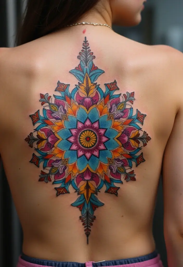 30 Biomech Tattoo Ideas with Futuristic and Bold Designs - 15. Digital Mandala