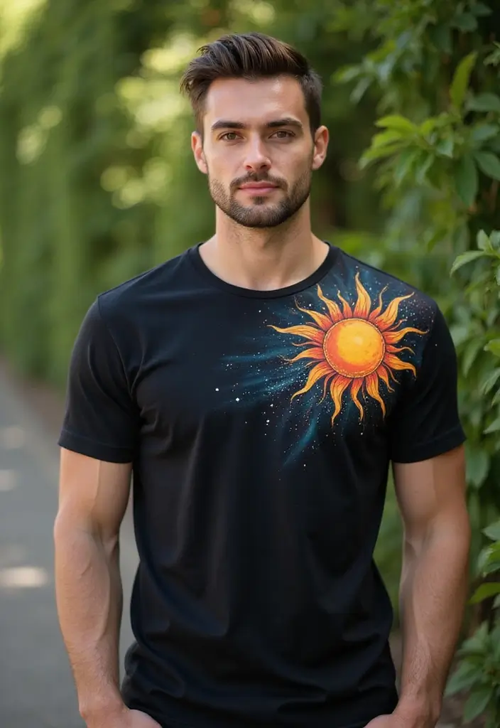 30 Star Tattoos for Men with Bold and Inspiring Ideas 15 30 Star Tattoos for Men with Bold and Inspiring Ideas - 15. Sun and Stars: Light and Night