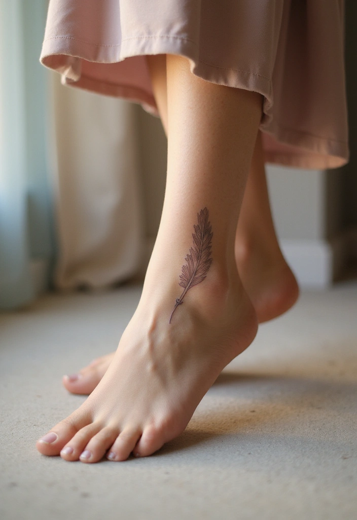 30 Tattoos for Women That Are Stylish and Meaningful 15 30 Tattoos for Women That Are Stylish and Meaningful - 15. Feather