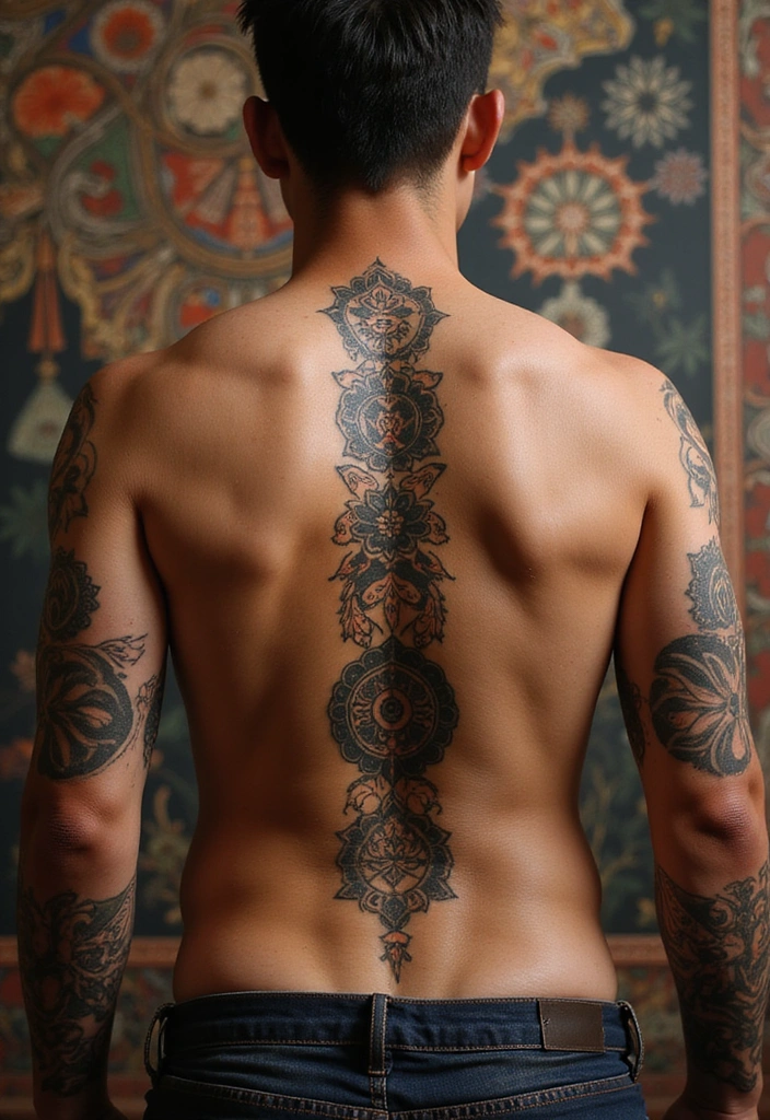 50 Baddie Women’s Spine Tattoos That Look Absolutely Stunning - 16. Cultural Tributes