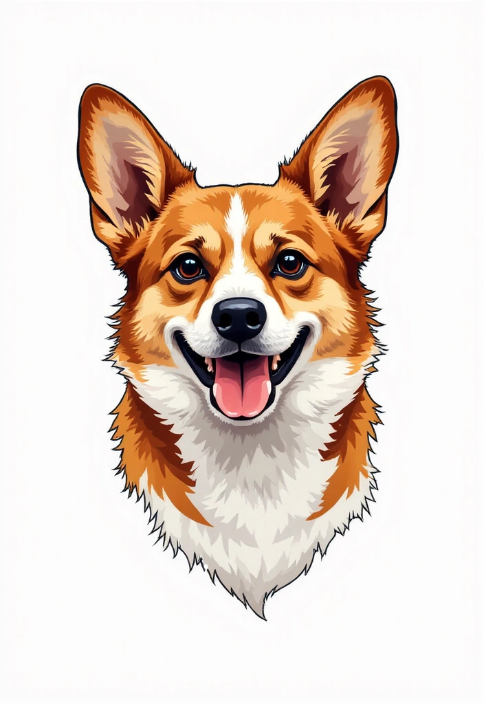 50 Creative Corgi Tattoo Ideas for Dog Lovers 16 50 Creative Corgi Tattoo Ideas for Dog Lovers - 16. Geometric Corgi