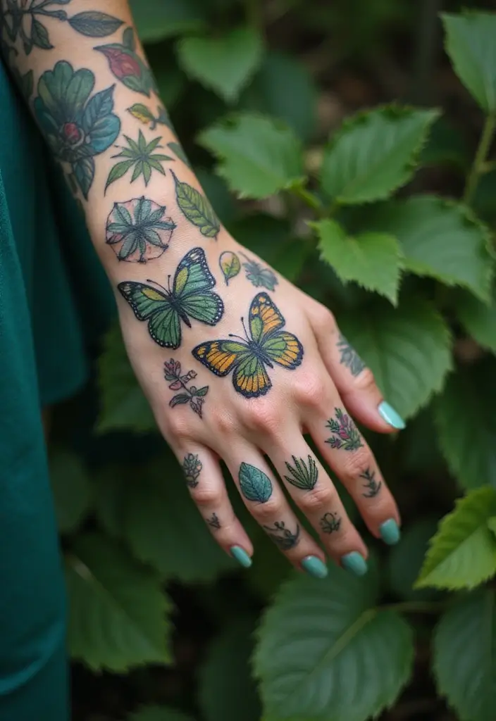 50 Beautiful Hand Tattoos for Women with Unique Design Ideas 16 50 Beautiful Hand Tattoos for Women with Unique Design Ideas - 16. Nature Spirits