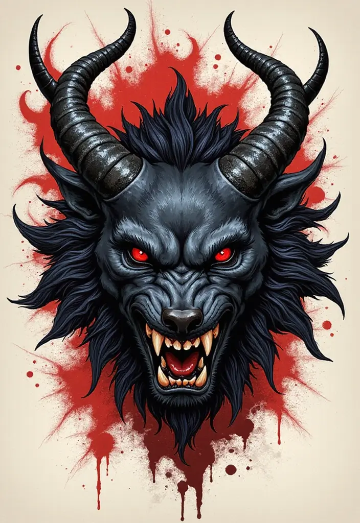 50 Berserk Tattoo Ideas Inspired by the Iconic Manga 17 50 Berserk Tattoo Ideas Inspired by the Iconic Manga - 17. The Beast of Darkness