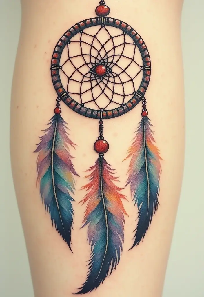 50 Dream Catcher Tattoo Meaning Ideas with Deep Symbolism 17 50 Dream Catcher Tattoo Meaning Ideas with Deep Symbolism - 17. The Art of Letting Go