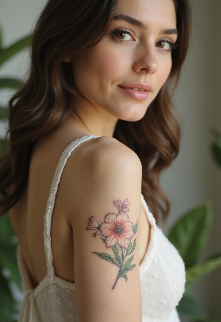 30 Flower Nipple Tattoo Ideas with Creative and Bold Designs - 17. Botanical Illustrations