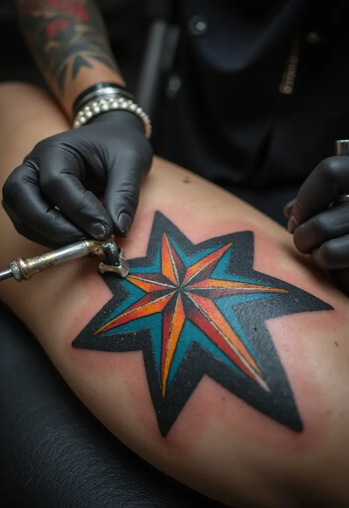 50 Nautical Star Tattoo Meaning Facts and Inspirations 17 50 Nautical Star Tattoo Meaning Facts and Inspirations - 17. The Artistry Behind Nautical Stars