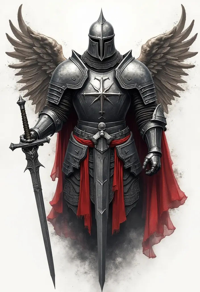50 Berserk Tattoo Ideas Inspired by the Iconic Manga 18 50 Berserk Tattoo Ideas Inspired by the Iconic Manga - 18. The Holy Iron Chain Knights