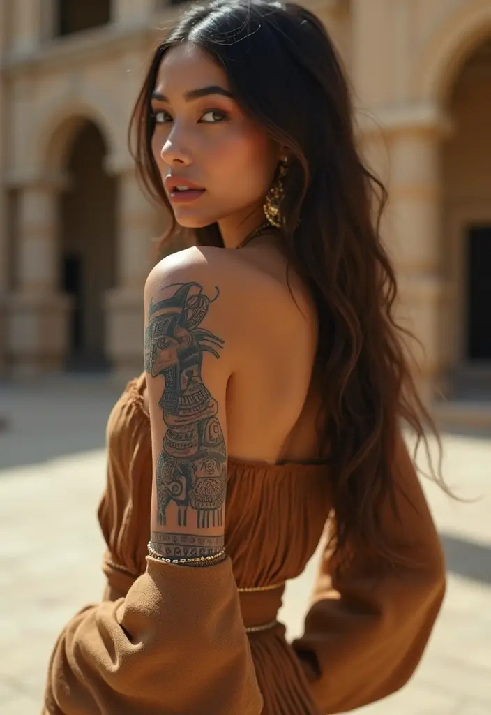 50 Creative Cat Tattoo Ideas for Every Style - 18. Egyptian Cat Tattoos