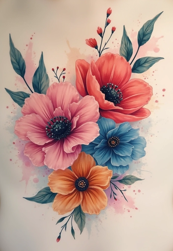 50 Best Chest Tattoo Ideas for Men and Women in 2025 18 50 Best Chest Tattoo Ideas for Men and Women in 2025 - 18. Watercolor Tattoos
