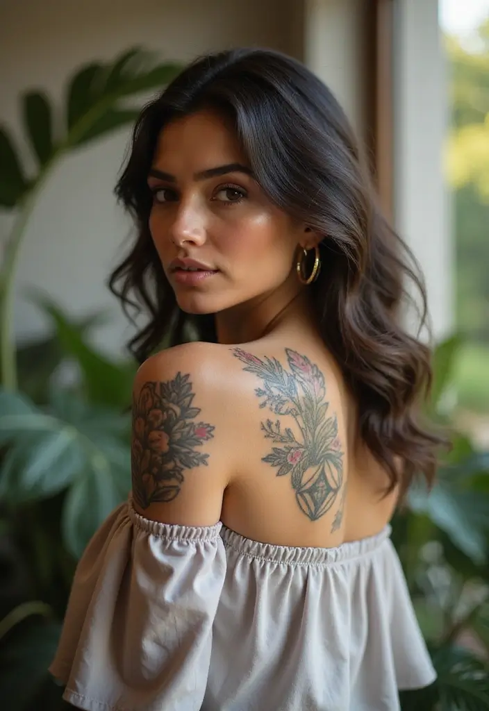 50 Front Shoulder Tattoos for Females That Are Stylish and Bold 18 50 Front Shoulder Tattoos for Females That Are Stylish and Bold - 18. 3D Tattoo Designs