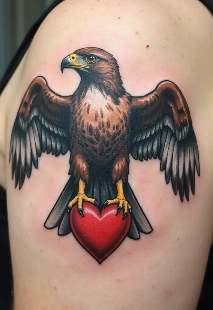 50 Hawk Tattoo Meaning Designs and Symbolism You Should Know 18 50 Hawk Tattoo Meaning Designs and Symbolism You Should Know - 18. The Symbol of Loyalty