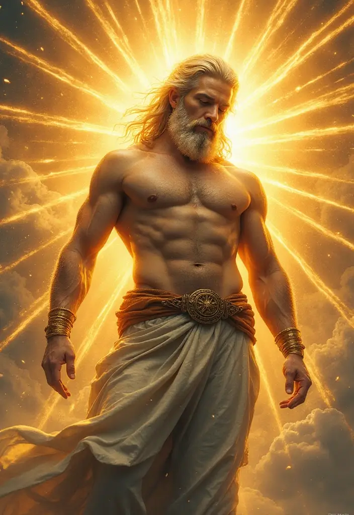 30 Zeus Tattoo Meanings and Design Inspirations - 18. The Radiance of Zeus