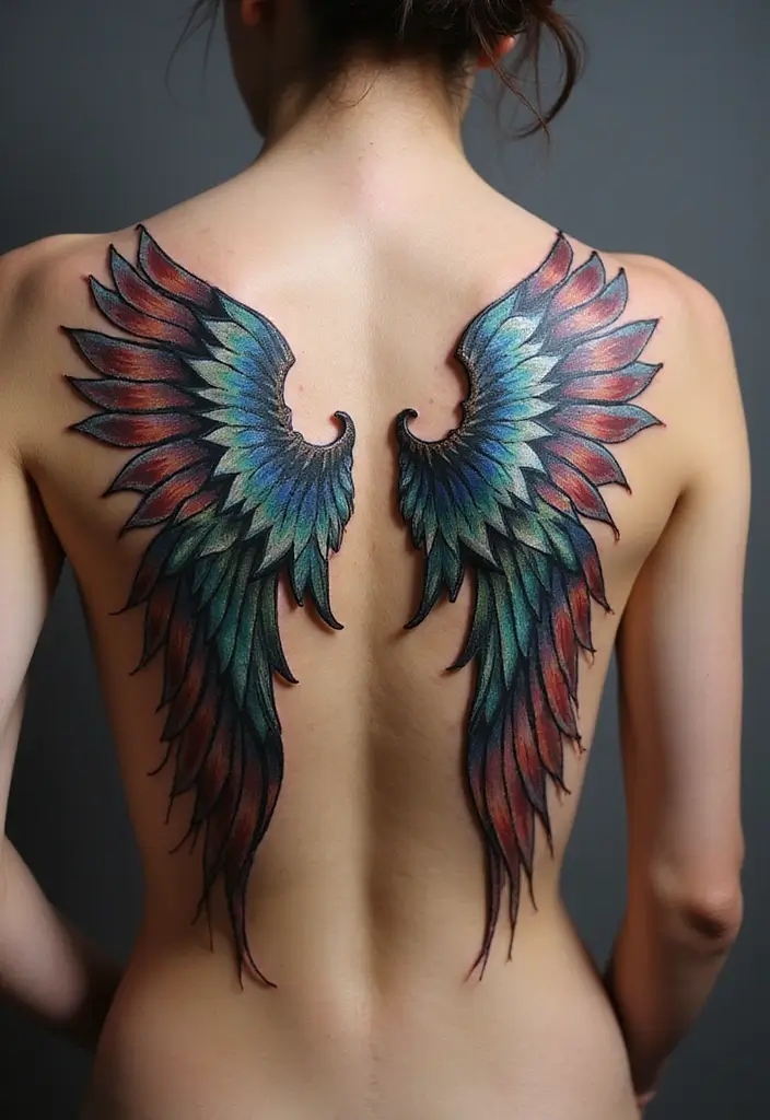 30 Biomech Tattoo Ideas with Futuristic and Bold Designs - 19. Biomech Wings