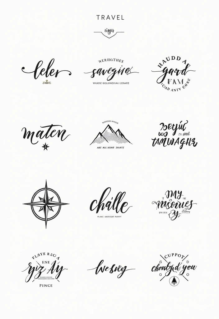 50 Line Art Custom Tattoos for Minimalist and Creative Designs 19 50 Line Art Custom Tattoos for Minimalist and Creative Designs - 19. Travel Inspired Quotes