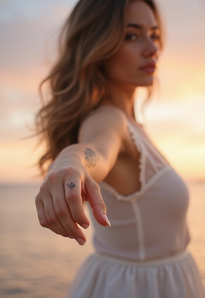 30 Tattoos for Women That Are Stylish and Meaningful 19 30 Tattoos for Women That Are Stylish and Meaningful - 19. Small Planet