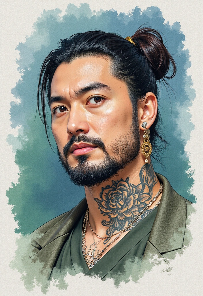 50 Stunning Demon Slayer Tattoo Ideas for Anime Fans - 1. Tanjiro Kamado Portrait