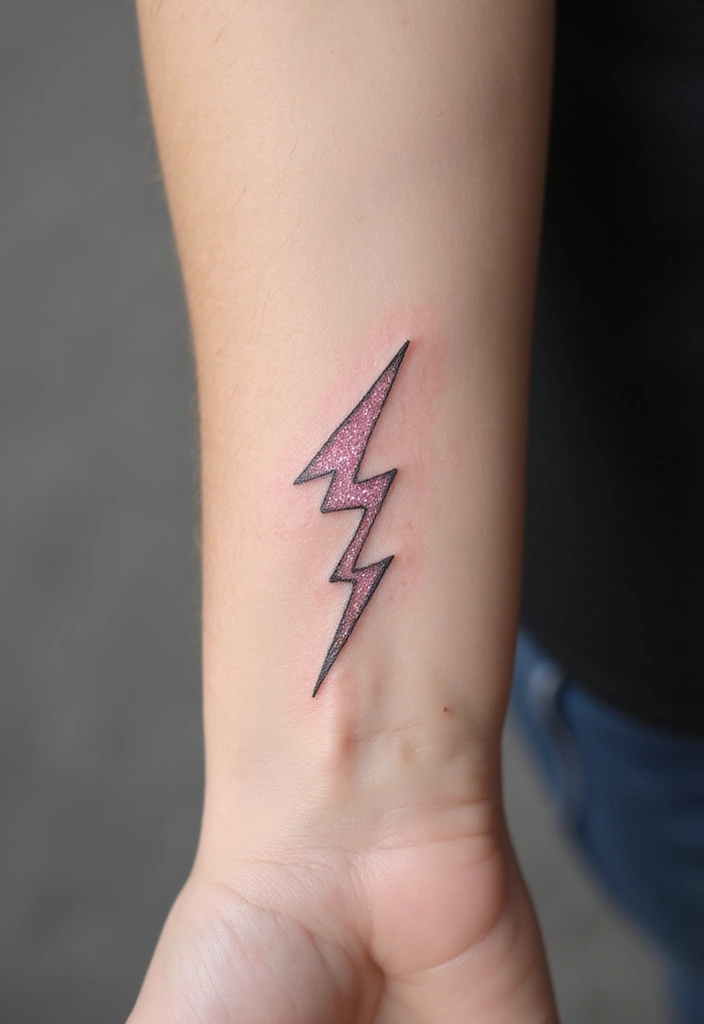 50 Lightning Bolt Tattoos with Bold and Striking Designs 1 50 Lightning Bolt Tattoos with Bold and Striking Designs - 1. Minimalist Line Bolt