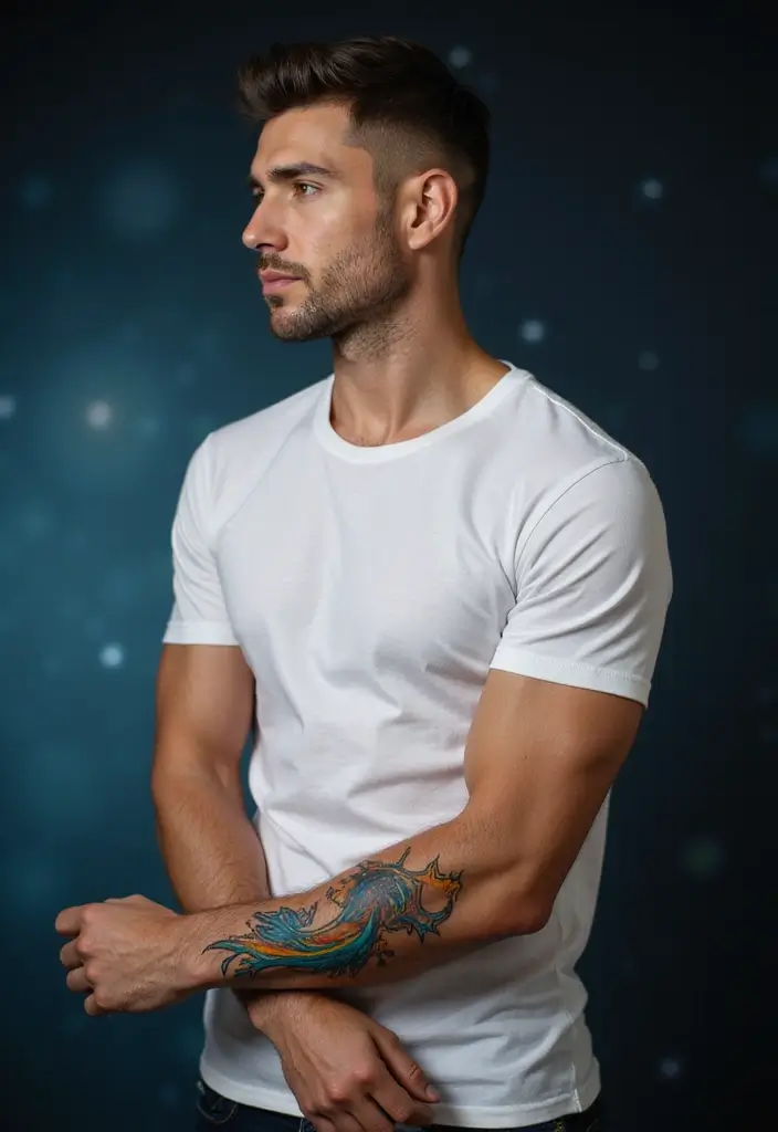 30 Star Tattoos for Men with Bold and Inspiring Ideas 1 30 Star Tattoos for Men with Bold and Inspiring Ideas - 1. Shooting Star: A Symbol of Ambition